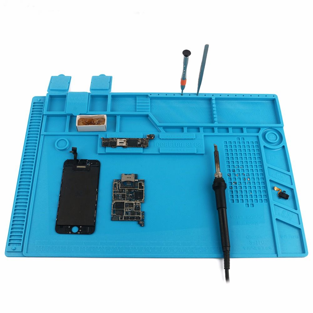 S-170-480x318mm-Silicone-Pad-Desk-Work-Mat-Heat-Insulation-Maintenance-Platform-for-BGA-PCB-Solderin-1247748