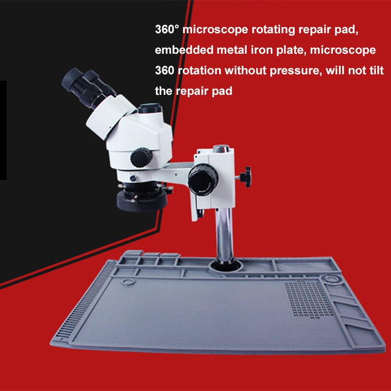 S-190-48cmx32cm-Microscope-Base-Platform-Mat-High-Heat-Insulation-Maintenance-Soldering-Phone-Repair-1465225