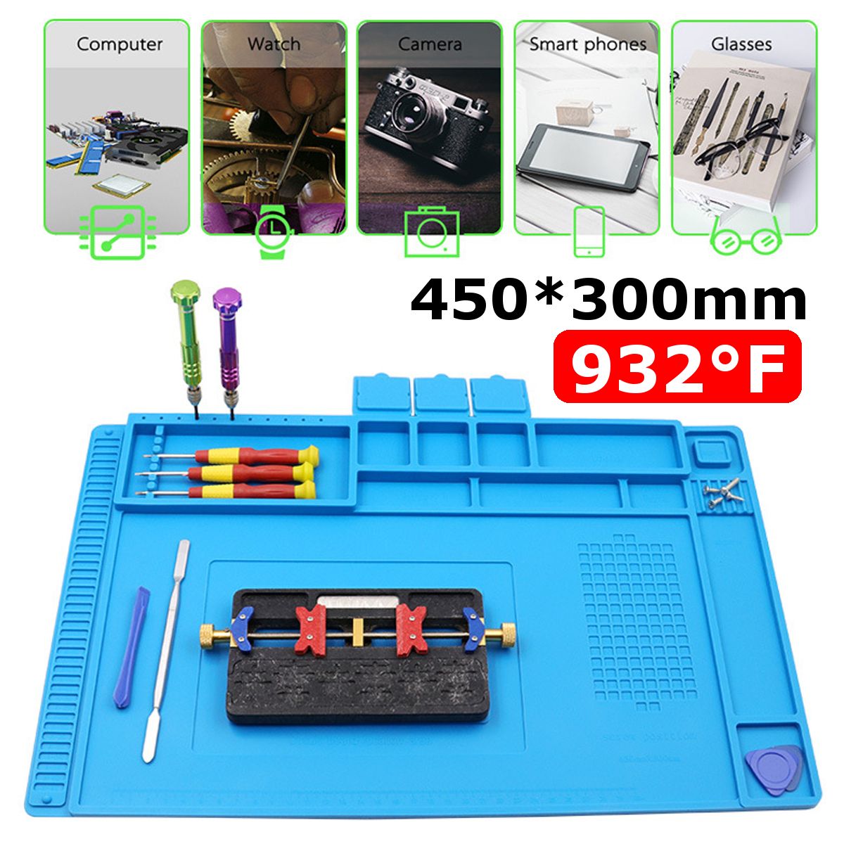 Silicone-Heat-Insulation-Desk-Pad-Mat-Soldering-Station-Phone-Repair-Maintenance-1735504