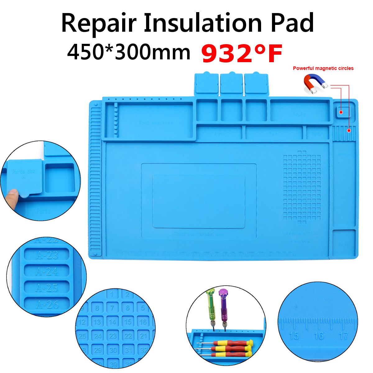 Silicone-Heat-Insulation-Desk-Pad-Mat-Soldering-Station-Phone-Repair-Maintenance-1735504