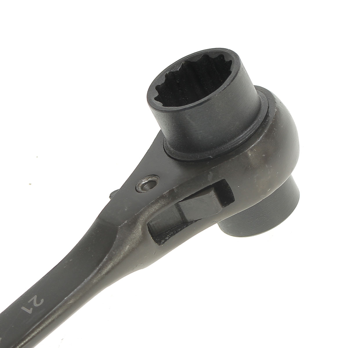 19x21mm-Steel-Handle-2-Way-Scaffolders-End-Tapered-Ratchet-Socket-Spanner-Wrench-1050464