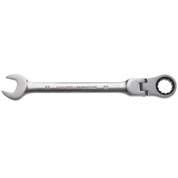 22mm-Metric-Chrome-Flexible-Head-Ratchet-Action-Wrench-Spanner-Nut-Tool-979826