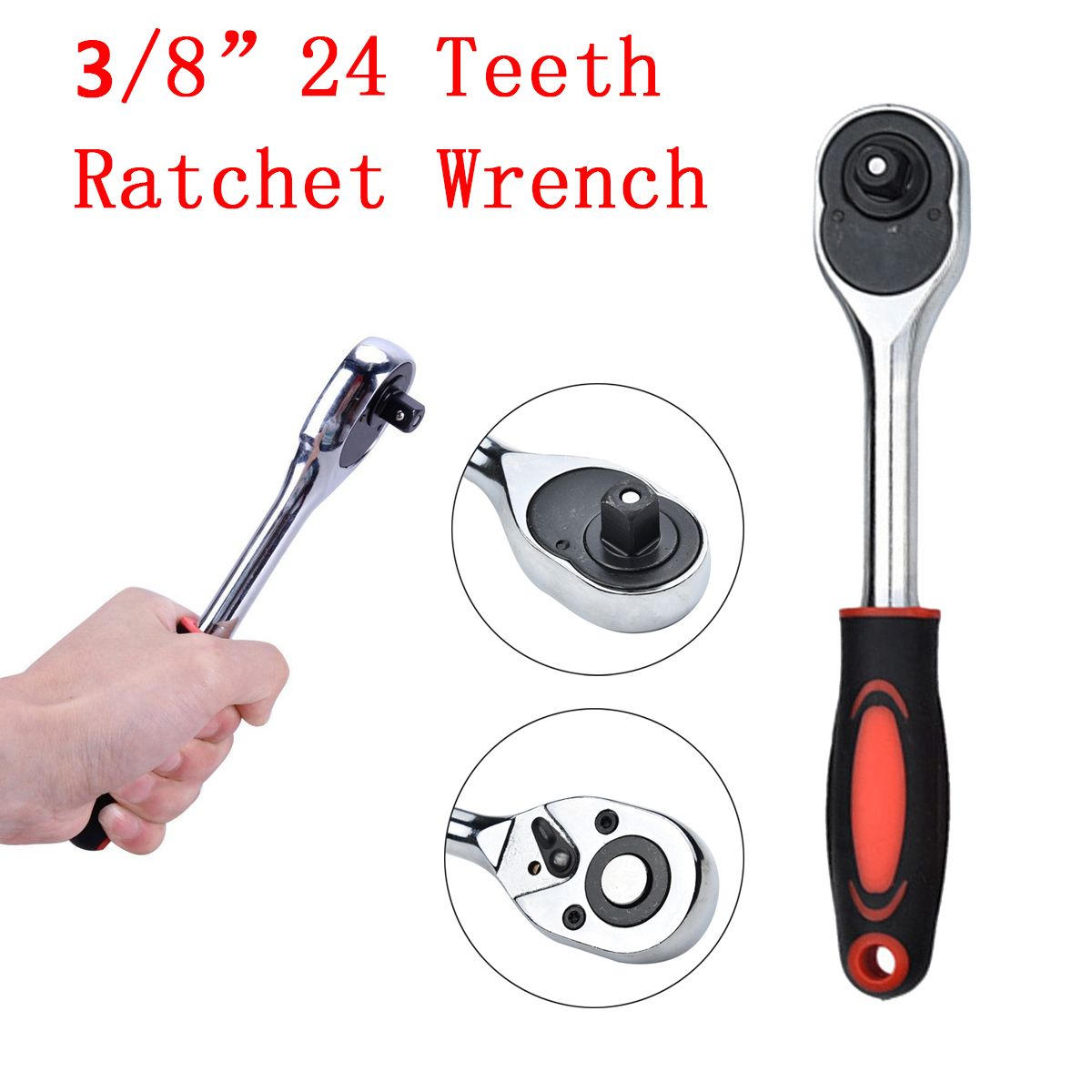 38-Handle-Drive-Socket-Ratchet-Spanner-Wrench-Quick-Release-24-Teeth-Repair-Tool-1387512