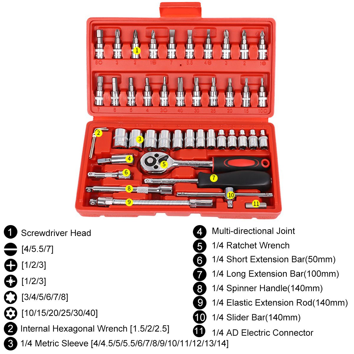 46Pcs-Car-Motorcycle-Repair-Tool-Deep-Socket-Ratchet-Wrench-Screwdriver-Head-Set-Tools-1734943