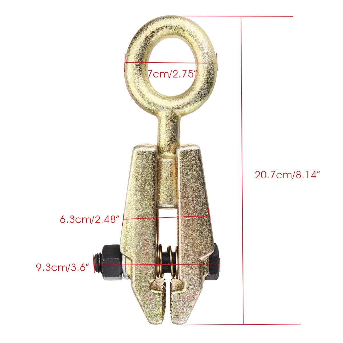 5-Ton-Repair-Pull-Clamp-Grips-Self-Tightening-Auto-Body-Single-Way-Frame-Back-1467460