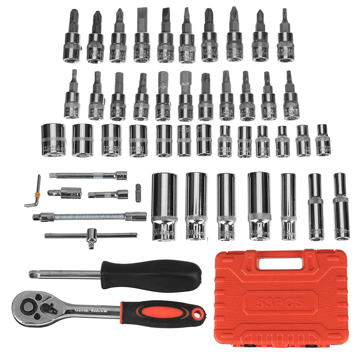 53Pcs-Car-Motorcycle-Repair-Tool-Deep-Socket-Ratchet-Wrench-Screwdriver-Head-Set-1732770