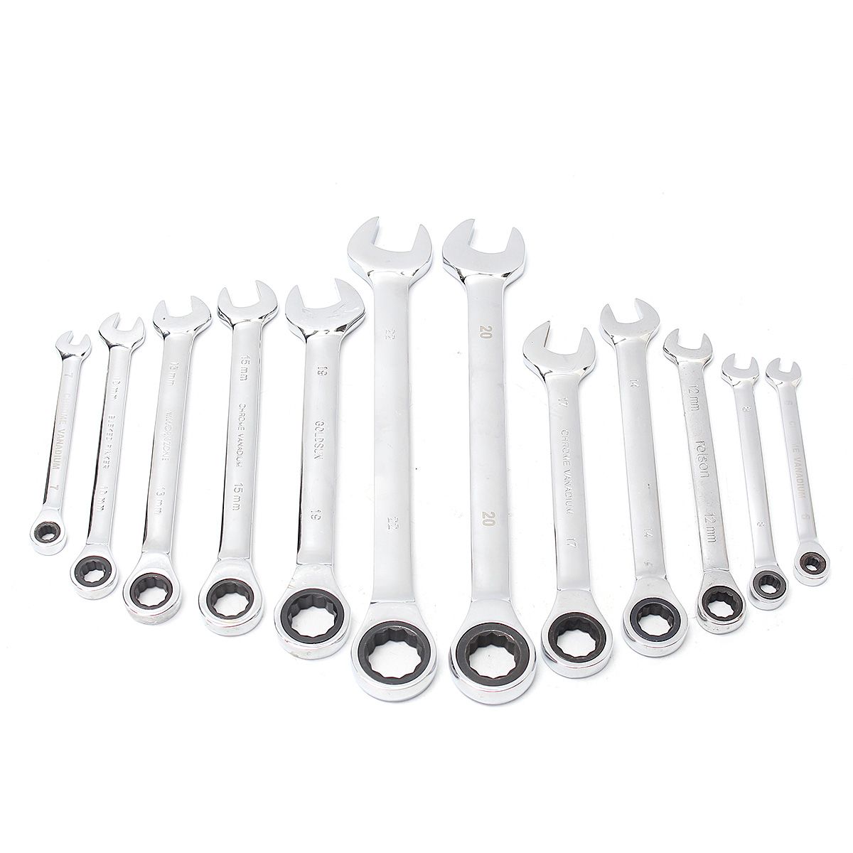 72-Teeth-Chrome-Vanadium-Steel-Fixed-Head-Ratchet-Spanner-Wrench-Open-End-Ring-Tool-1147184
