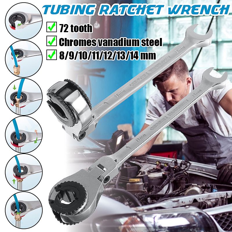 8-14mm-72-Tooth-Tubing-Ratchet-Wrench-Flexible-Head-Open-Spanners-Hand-Car-Repair-Tools-1763372