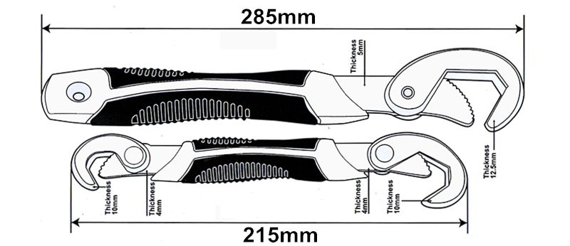 BERRYLION-2Pcs-Universal-Wrench-Set-Snap-And-Grip-Key-Wrench-6-32mm-For-Nuts-and-Bolts-Multi-functio-1232146