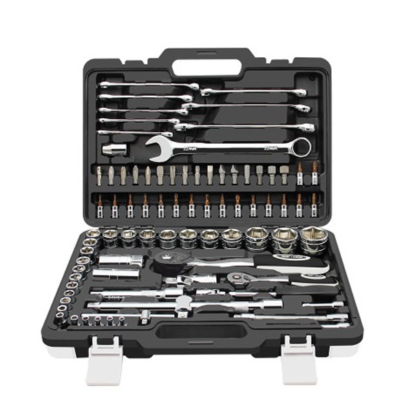 CREST-82Pcs-Ratchet-Socket-Wrench--Repair-Tools-Set-Auto-Repair-Machine-with-Plastic-Toolbox-1714600