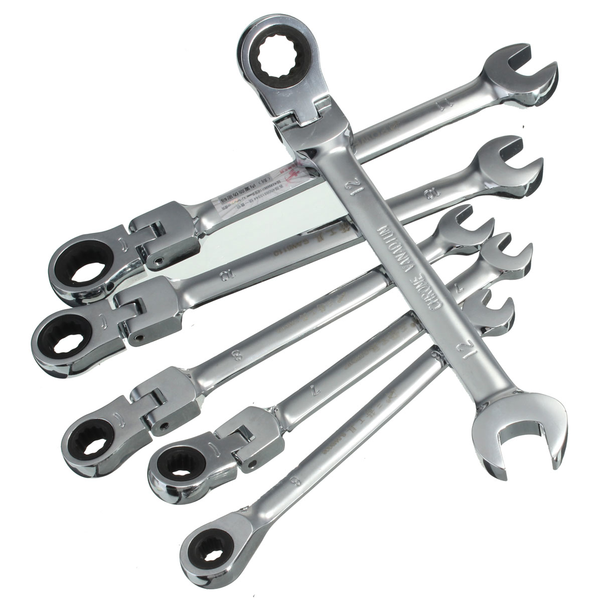 DANIU-6pcs-a-Set-6mm-12mm-Flexible-Pivoting-Head-Ratchet-Combination-Spanner-Wrench-Garage-Metric-To-1069428