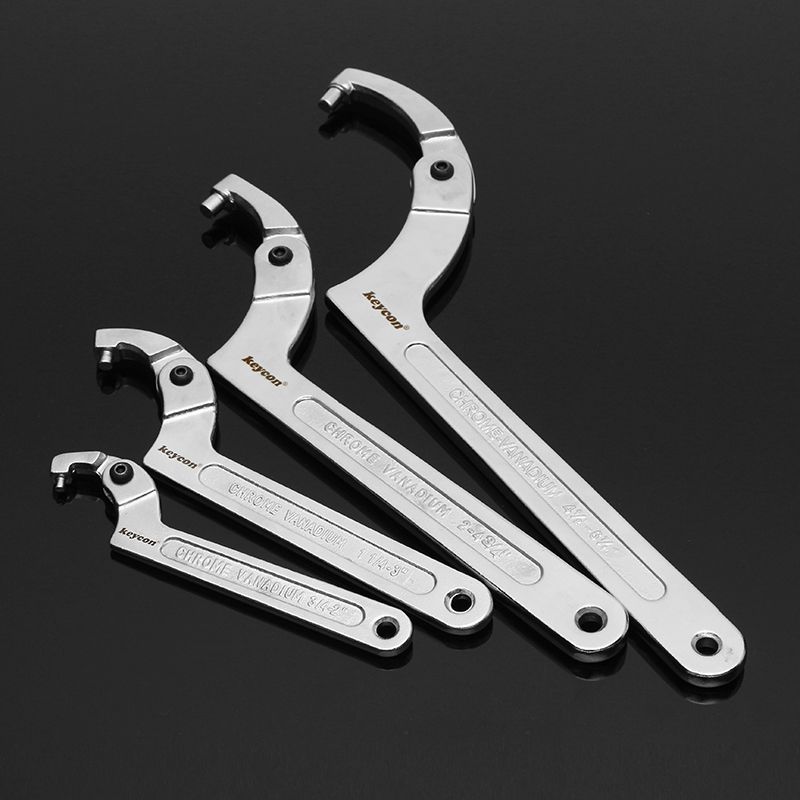 Keyconreg-Metric-Crescent-Wrench-Hooked-Multifunctional-Hook-Type-Wrench-Tool-4-Sizes-1211758