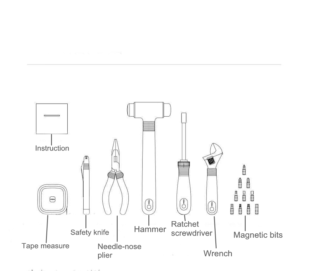 MIIIW-DIY-Tool-Kit-General-Household-Hand-Tool-with-Screwdriver-Wrench-Hammer-Ruler-ToolBox-1375523