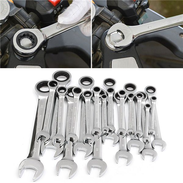 Raitooltrade-HT01-Chrome-Vanadium-Steel-Metric-Ratchet-Spanner-Gear-Wrench-Fixed-Head-6-32mm-1089483
