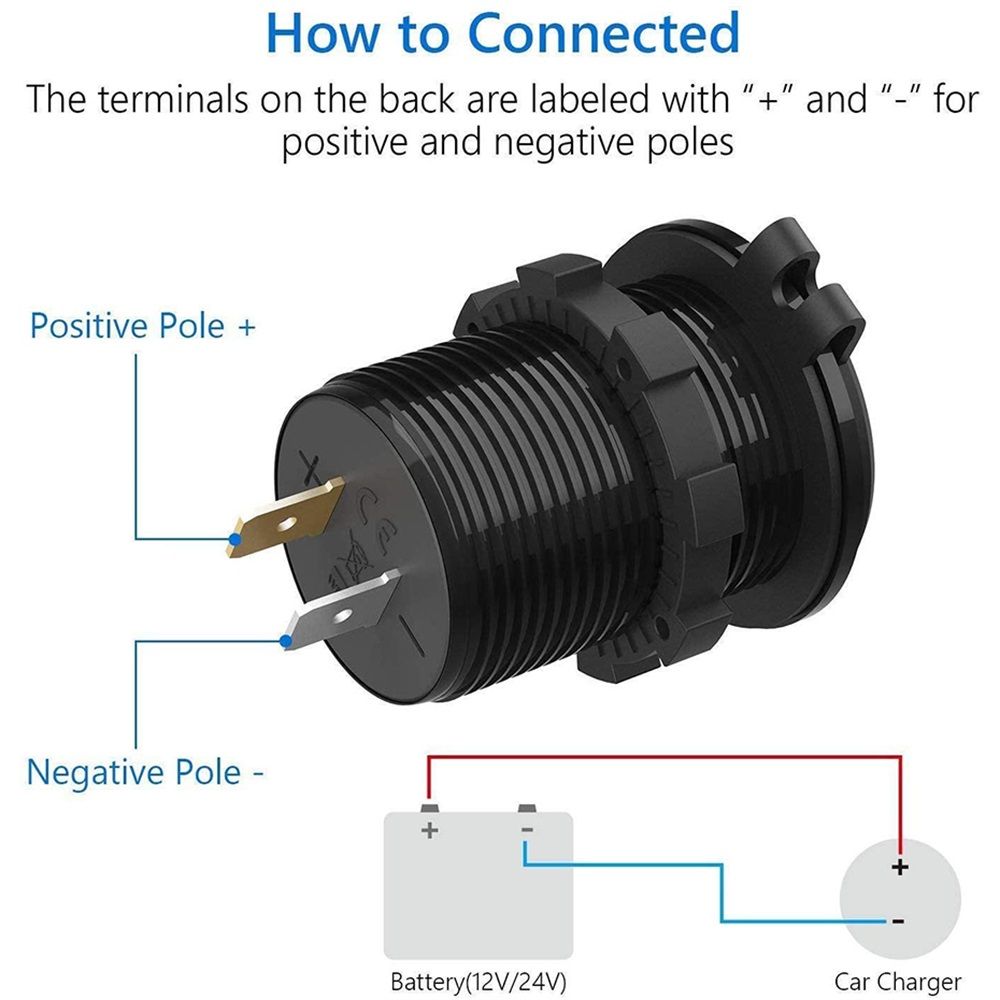 12-24V-QC-30-Fast-Dual-USB-Charger-Touch-Switch--Waterproof-Accessory-For-Motorcycle-Car-Truck-Boat-1823784