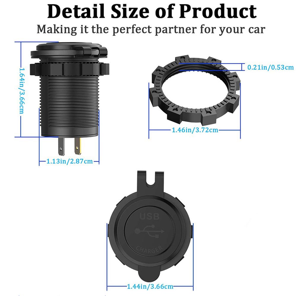 12-24V-QC-30-Fast-Dual-USB-Charger-Touch-Switch--Waterproof-Accessory-For-Motorcycle-Car-Truck-Boat-1823784