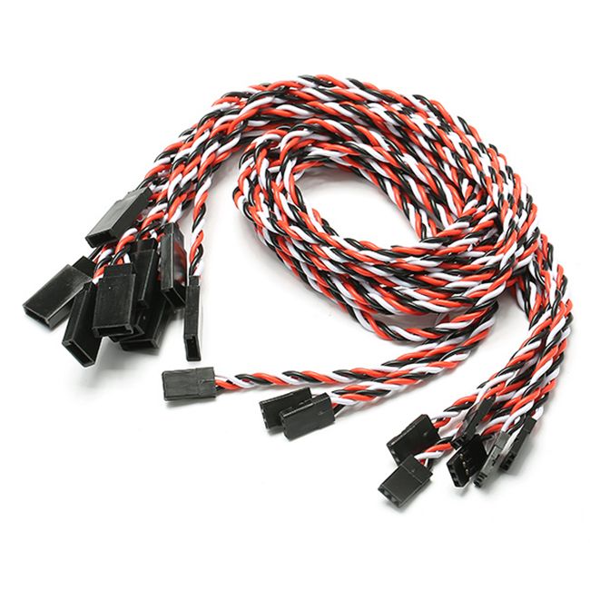 10pcs-22AWG-60core-Futaba-JR-Anti-interference-Servo-Extension-Cable-1050822