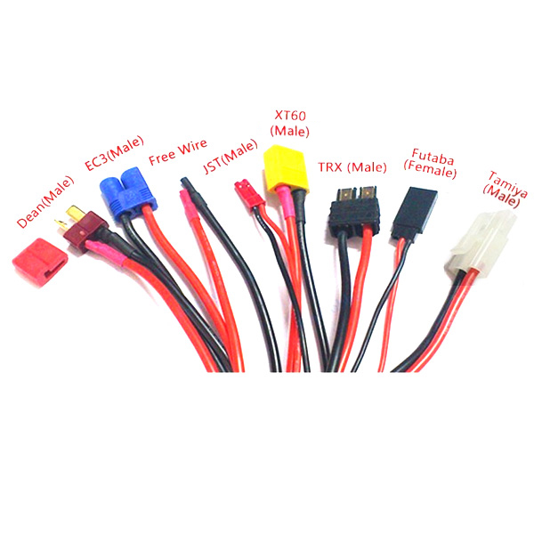 9-in-1-Multifunctional-Charger-40mm-Banana-Adapter-Connector-Plug-T-Tamiya-Futaba-TRX-XT60-EC3-JST-W-925673